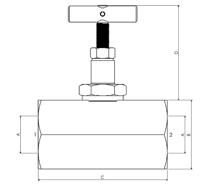 Control Valve In Line In-Line Flow Control Valve Without Bypass Check | HSP Hydraulic Systems
