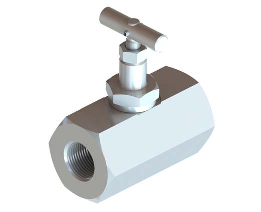 In-Line Flow Control Valve Without Bypass Check